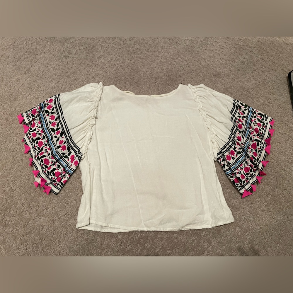 Club Monaco Floral Blouse